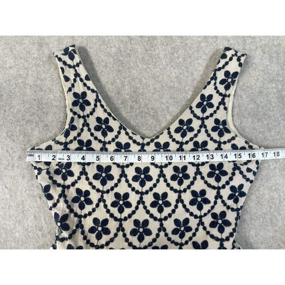 Anthropologie Sunday In Brooklyn Sleeveless Dress Midi Floral Flare Women Small - Picture 12 of 16